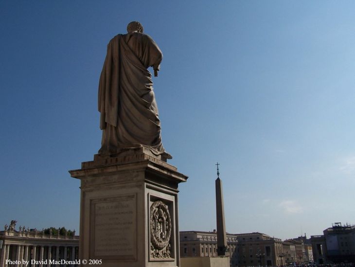 St Peter out front of Vatican