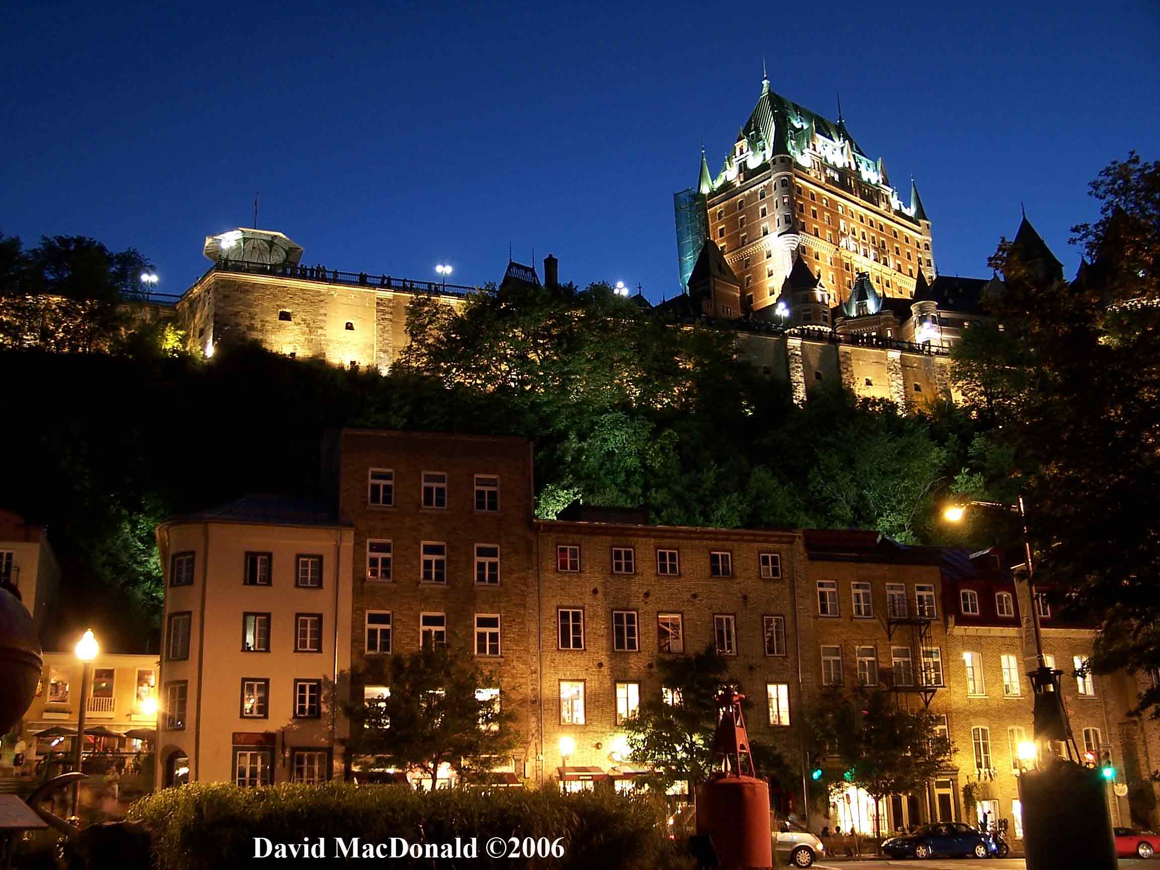 Old quebec chateau frontenac